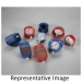 Yellow Jacket® 49190 Manifold Gauge Boot Set, Rubber, Blue/Red