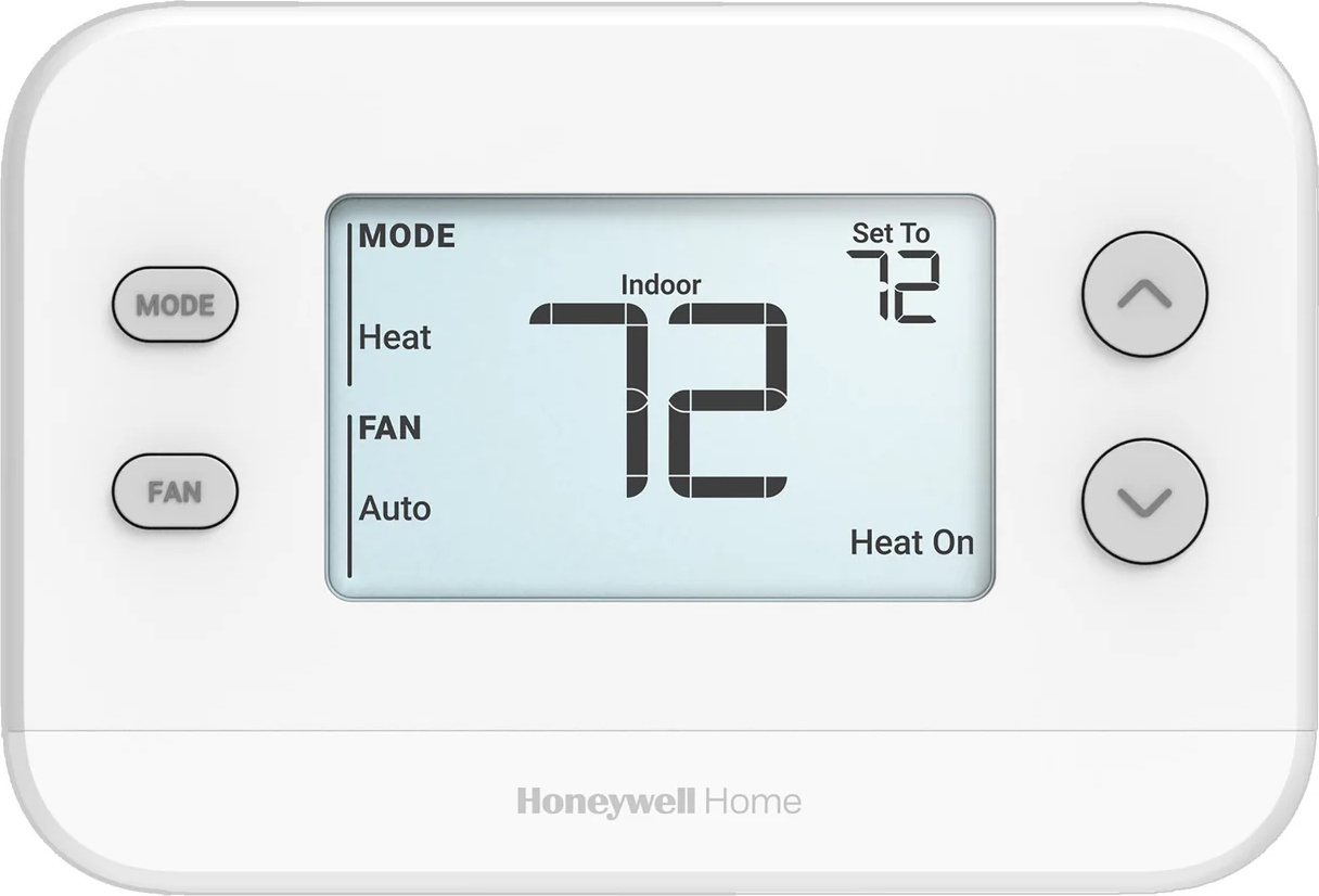 Honeywell TH1110U4000/U Focuspro N100 Non-Programmable Thermostat - 1H/1C