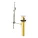 danze® by GERBER D495002BN Pop-Up Drain Assembly With Lift Rod, Metal, Brushed Nickel, 7-15/16 in Height, 2-1/8 in Width