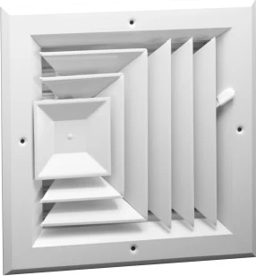 Hart & Cooley® 50711 A503Ms Series Ceiling Diffuser - 8 X 8 In, 3-Way