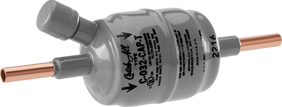 Sporlan® 400072 Catch-All Liquid Line Filter Drier - 0.25-0.33 Ton, 1/4 In Odf