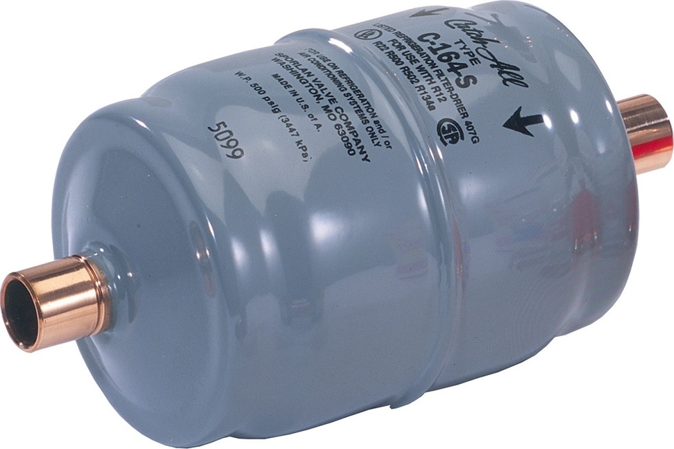 Sporlan® 401021 Catch-All Liquid Line Filter Drier - 3/8 In Odf, 16 Cu In