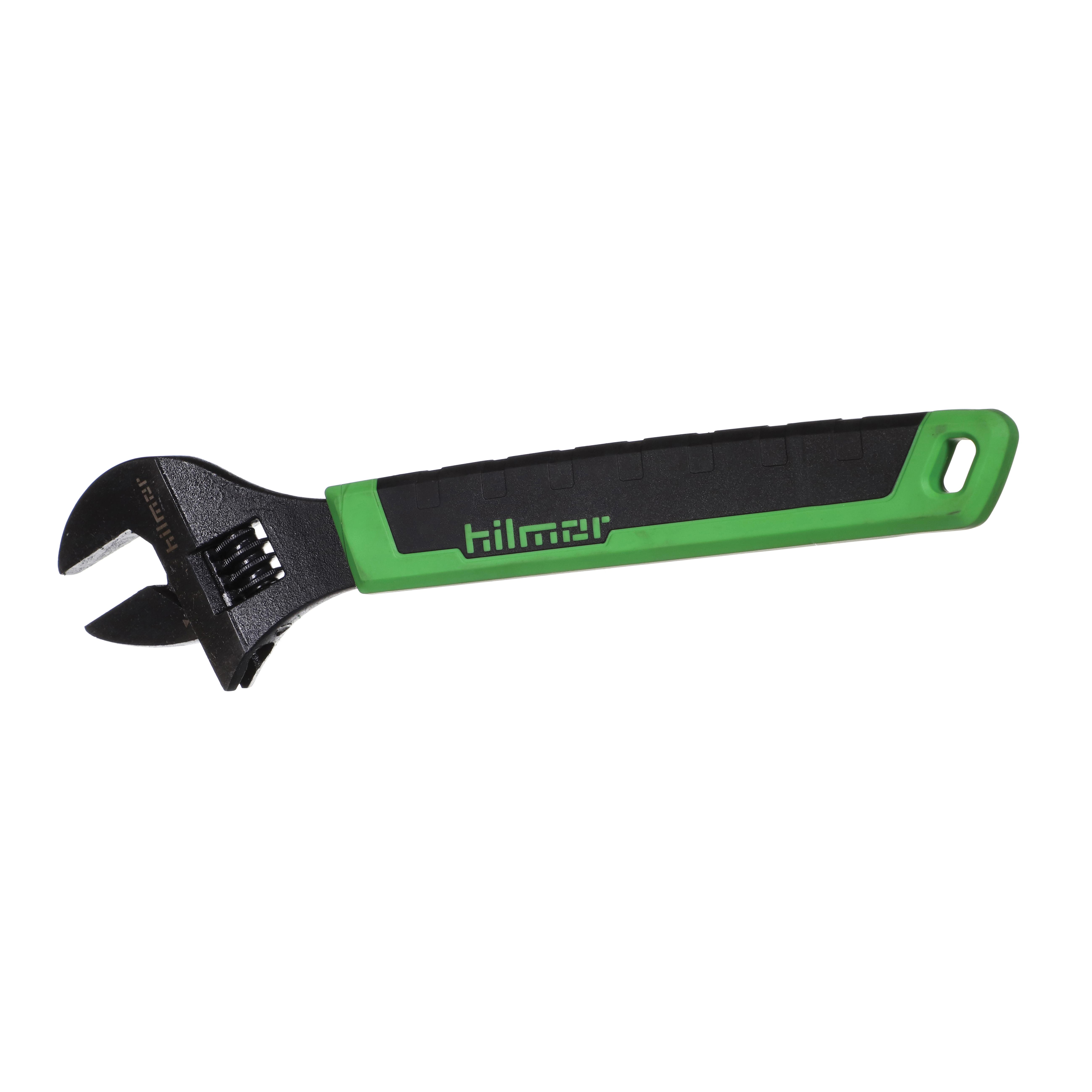 hilmor® 1885422 Adjustable Wrench, 12 in OAL, 1-1/2 in Jaw, Comfort Grip, Metal Jaw